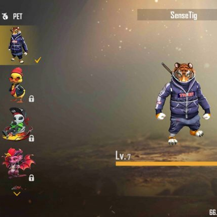 Sensei Tig, a New Pet coming to the Free Fire Advance Server this July
